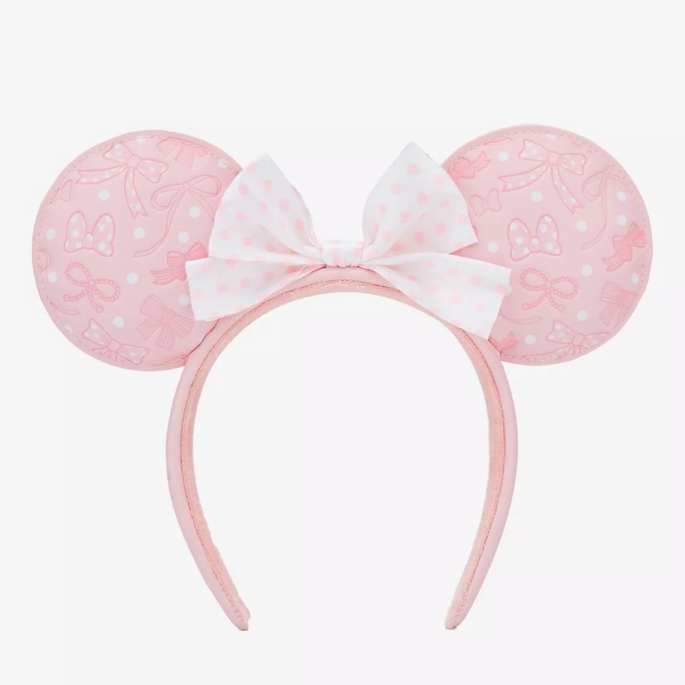 Loungefly Disney Minnie Mouse Polka Dot Pink Ears